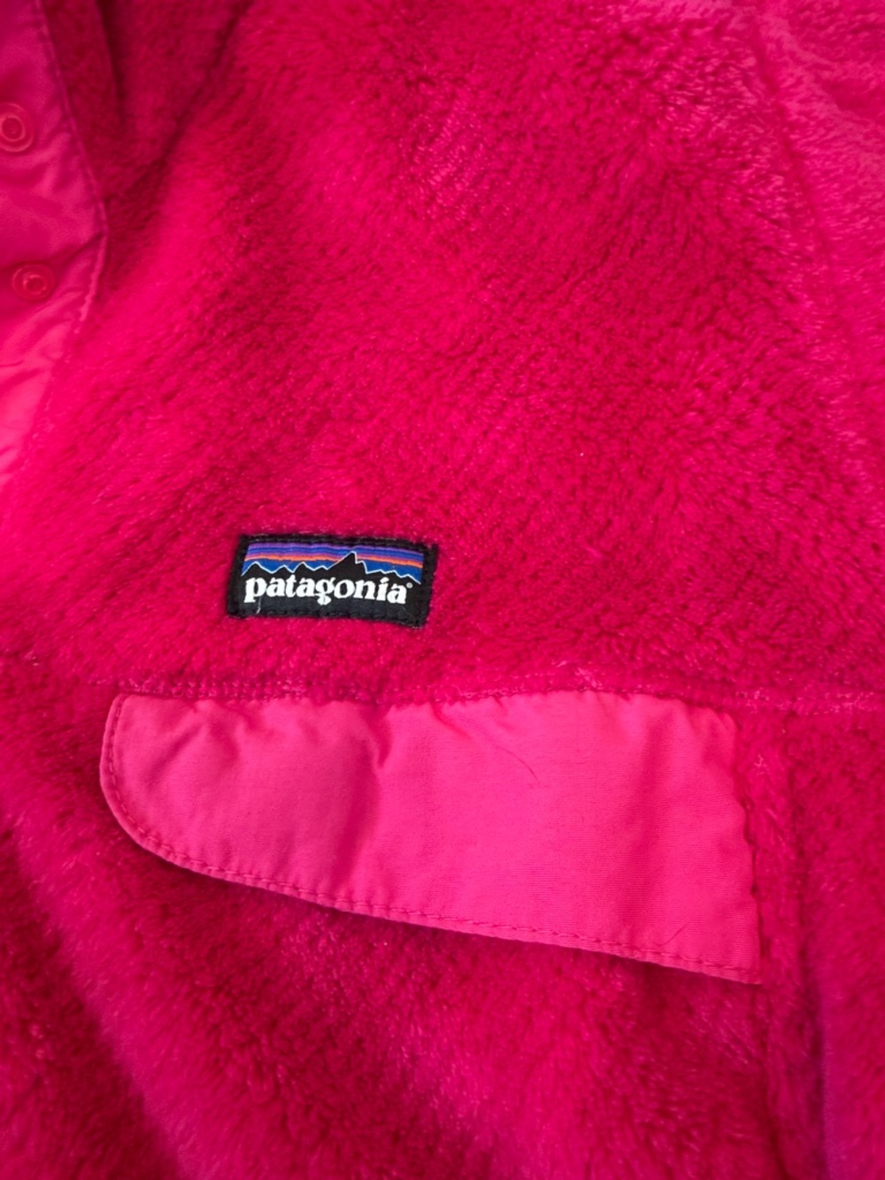 Patagonia Women’s Fleece Pullover Size Medium in Pink - C16-030 - Picture 4 of 8